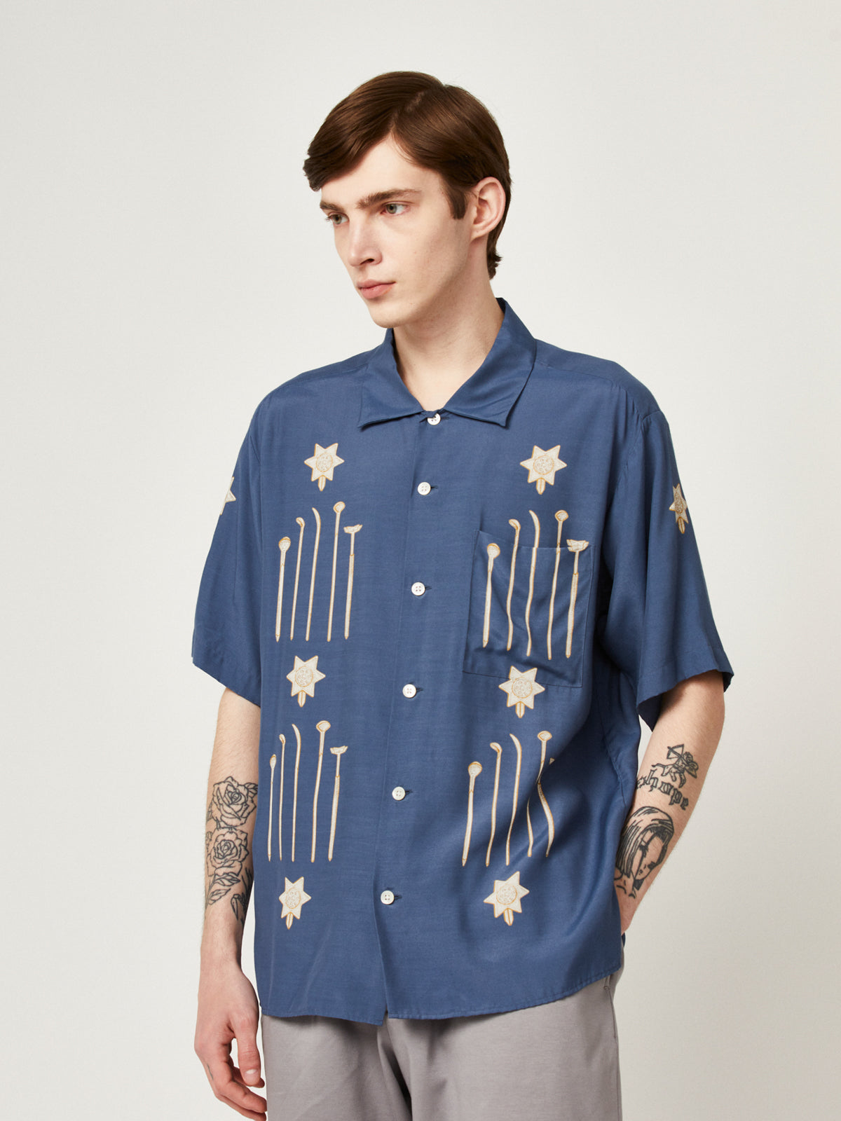 ジーファ―とカミサシ かりゆしシャツ | majun plus