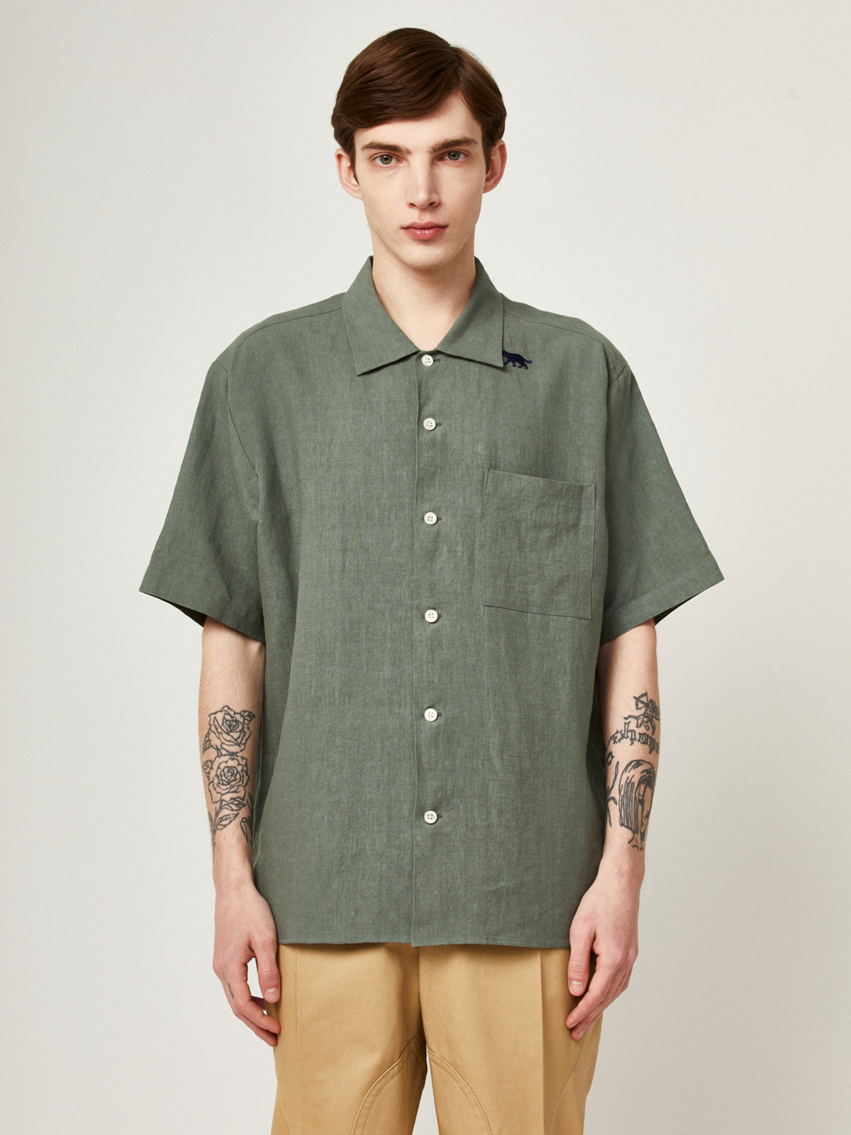 隠れイリオモテヤマネコ かりゆしシャツ | majun plus