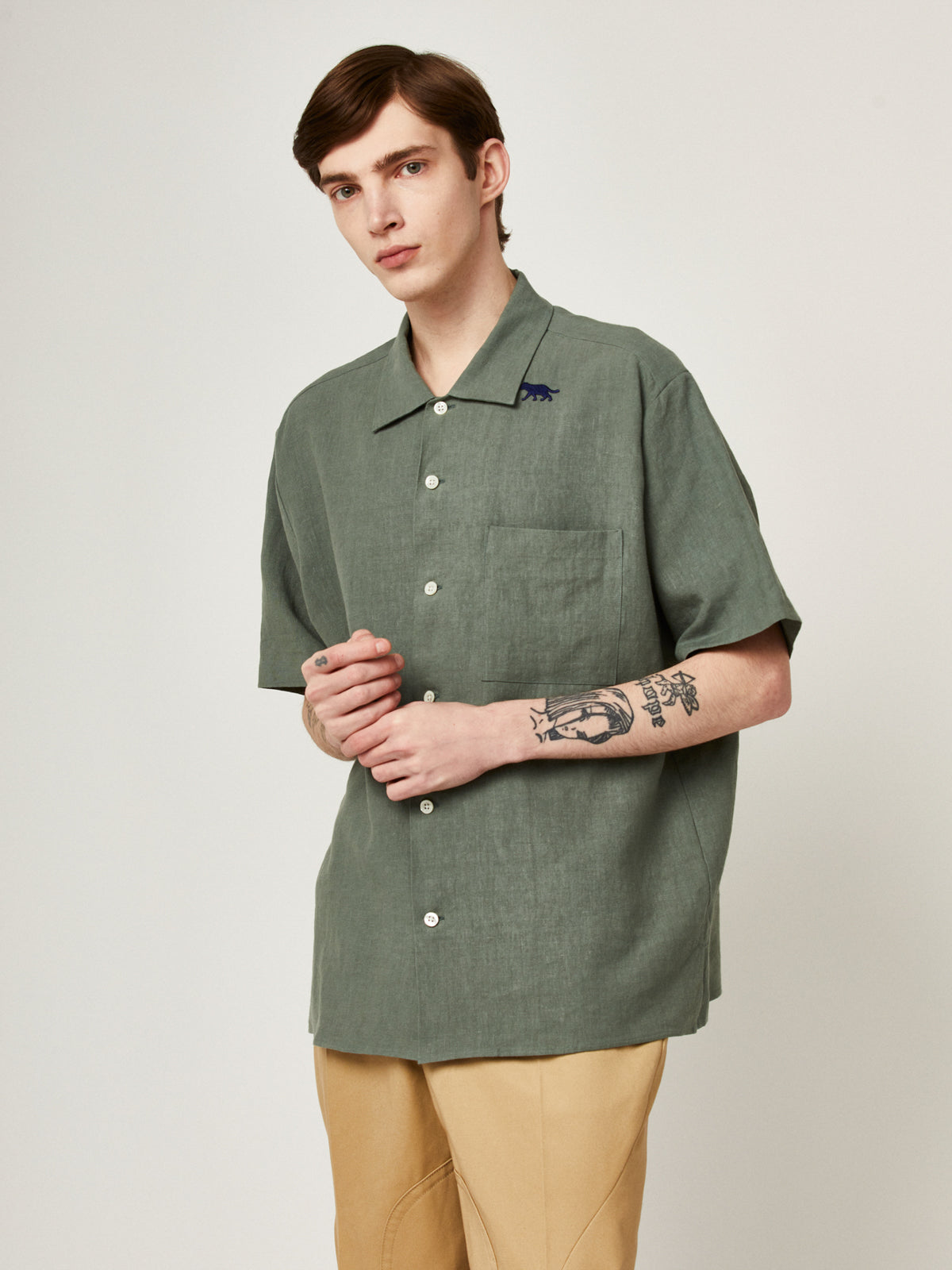 隠れイリオモテヤマネコ かりゆしシャツ | majun plus