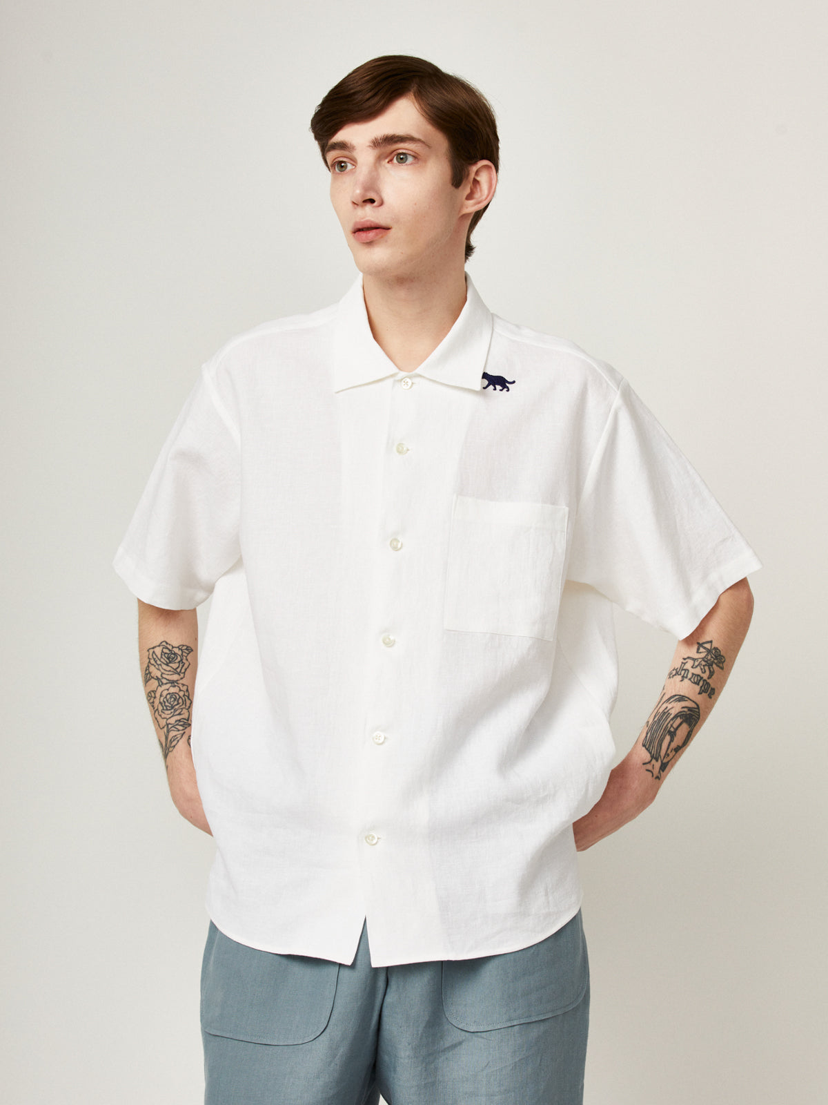 隠れイリオモテヤマネコ かりゆしシャツ | majun plus