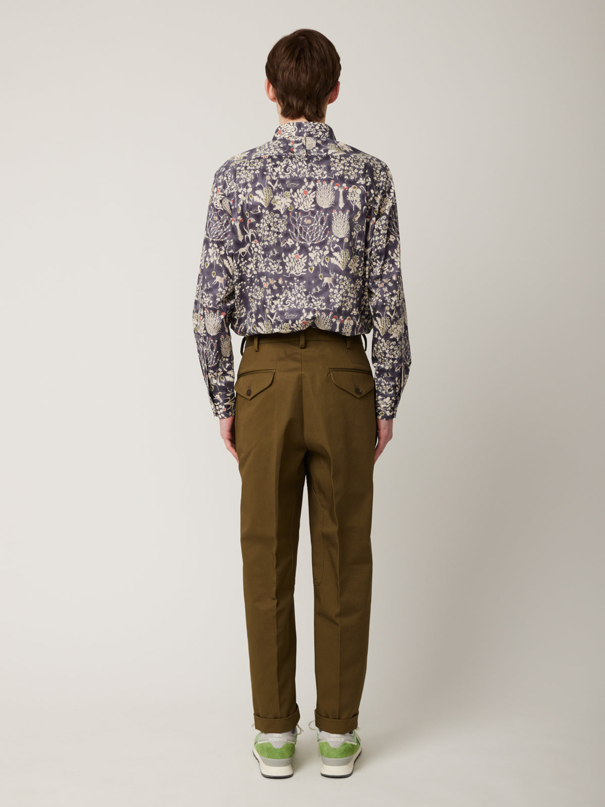 衿付きチャイナボタンシャツ(リバティ) | Jipijapa