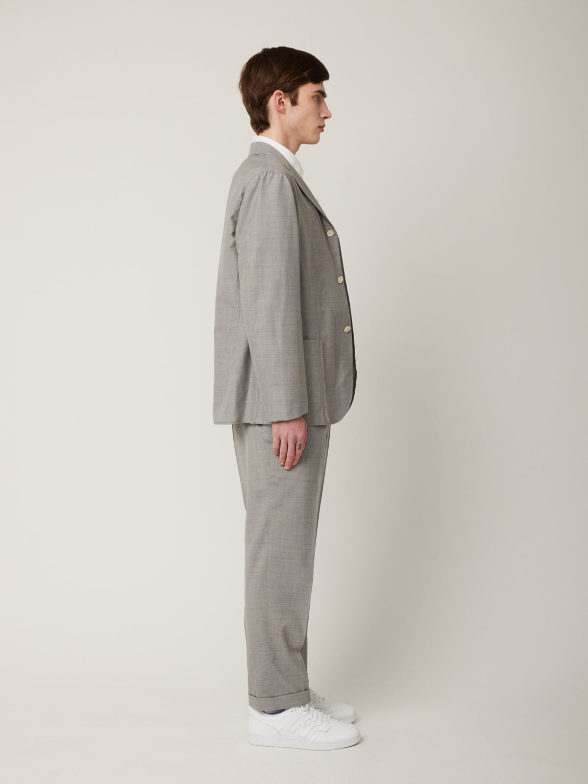 ワンタックトラウザーズ(ウールトロピカル) | Jipijapa