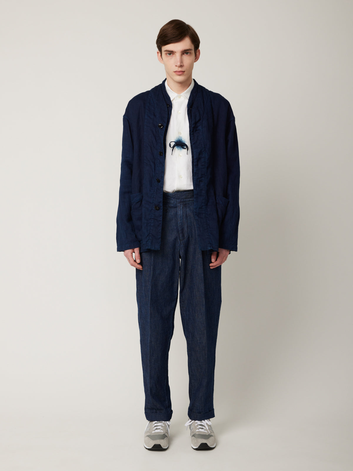 琉球藍染カーディガンブルゾン | Jipijapa