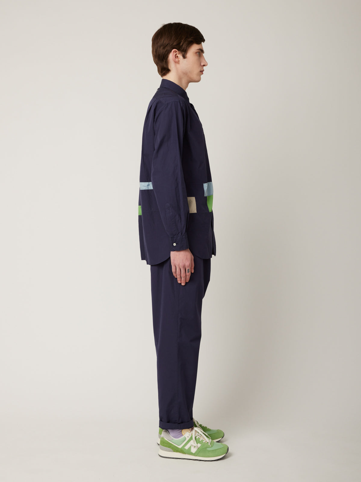 ウエスト切り替えシャツ(オーバーダイ) | Jipijapa