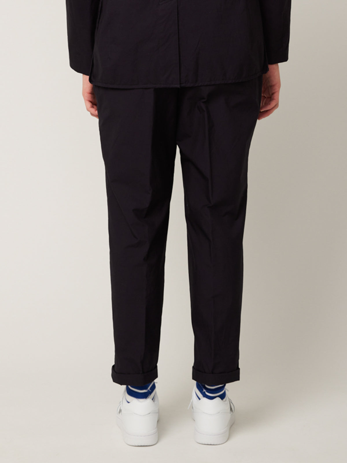 ワンタックトラウザーズ(紺キャラコ) | Jipijapa