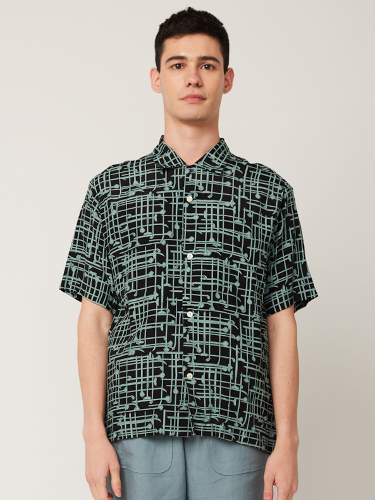 ジーファ―チェック かりゆしシャツ | majun plus