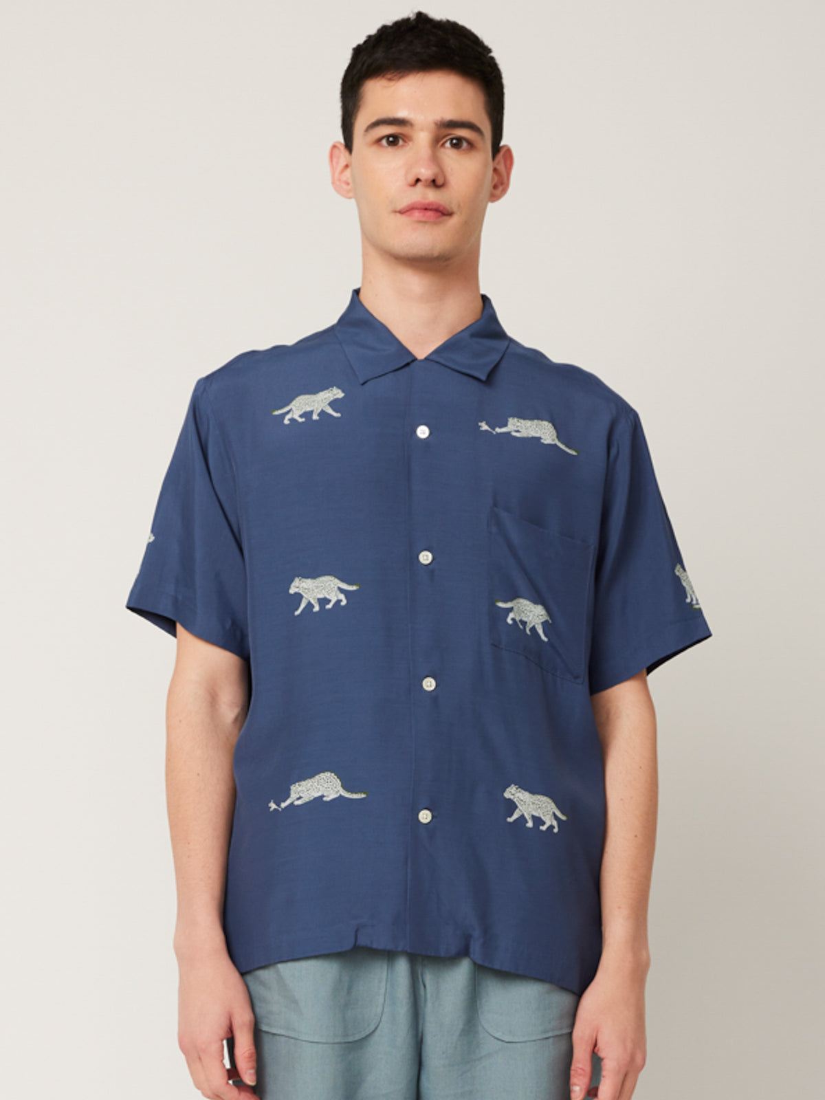 ヤマネコパネル かりゆしシャツ | majun plus