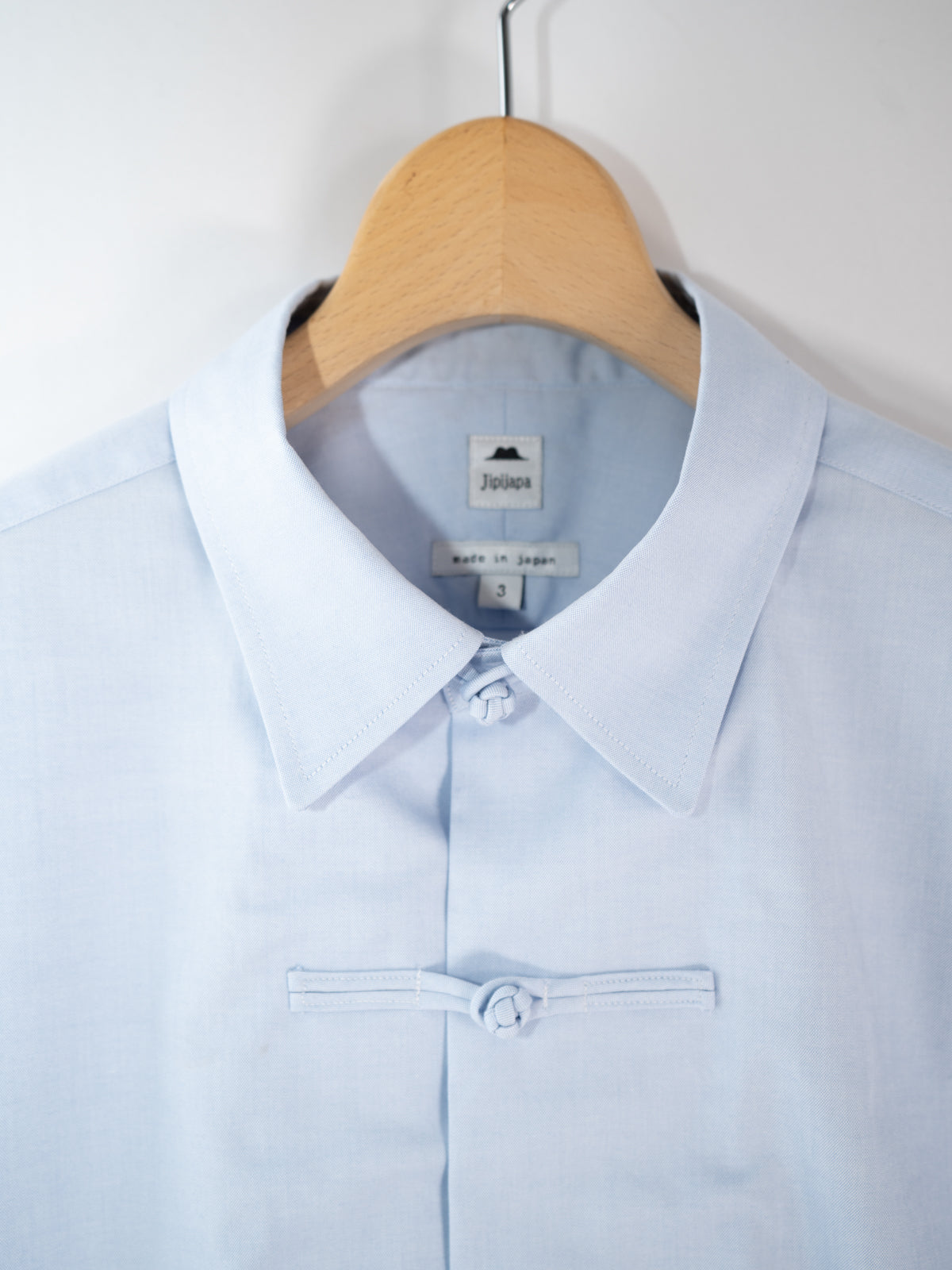 衿付きチャイナボタンシャツ(オックス) | Jipijapa