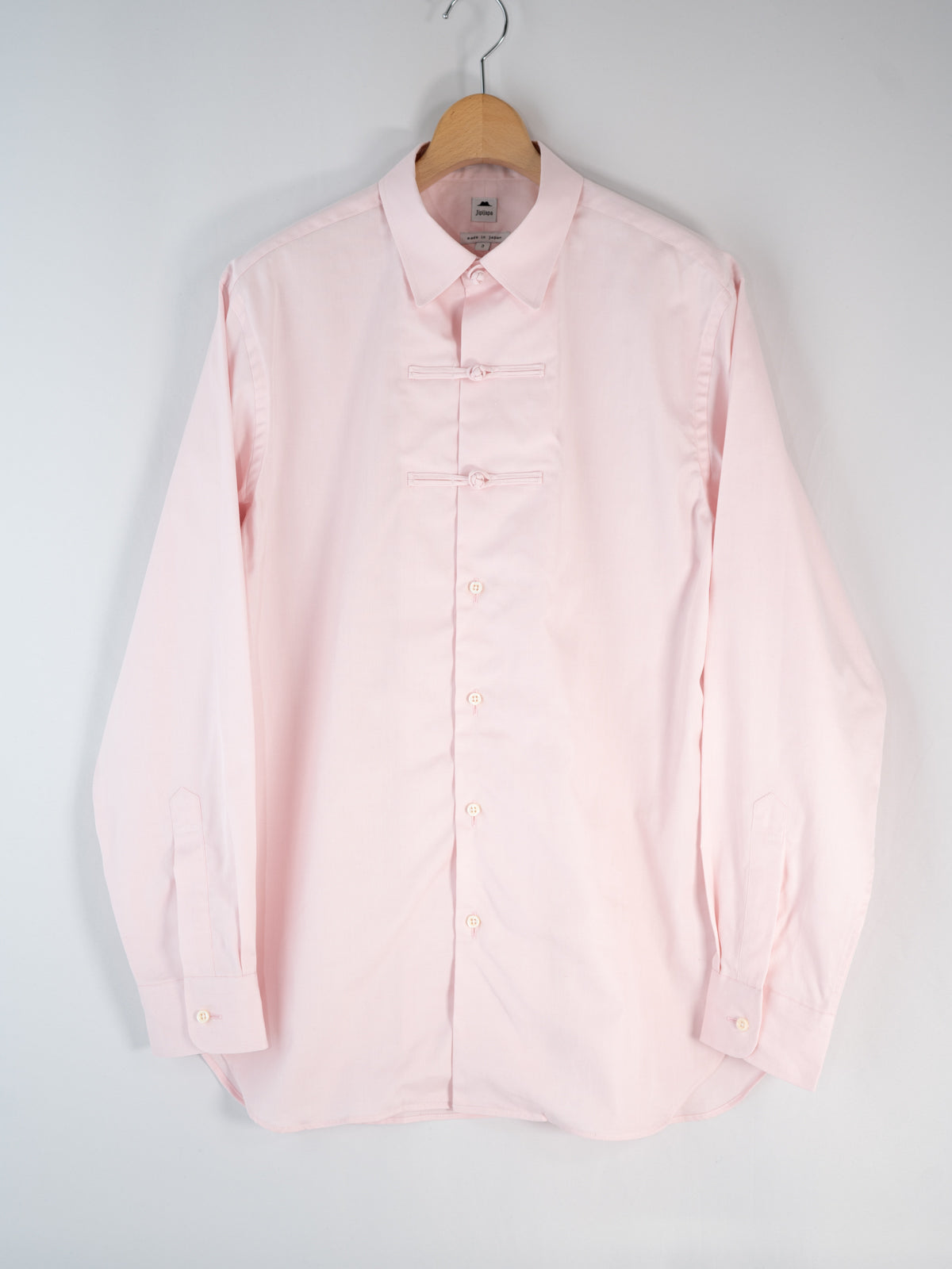 衿付きチャイナボタンシャツ(オックス) | Jipijapa