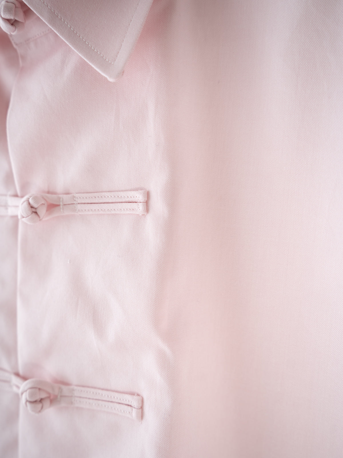 衿付きチャイナボタンシャツ(オックス) | Jipijapa