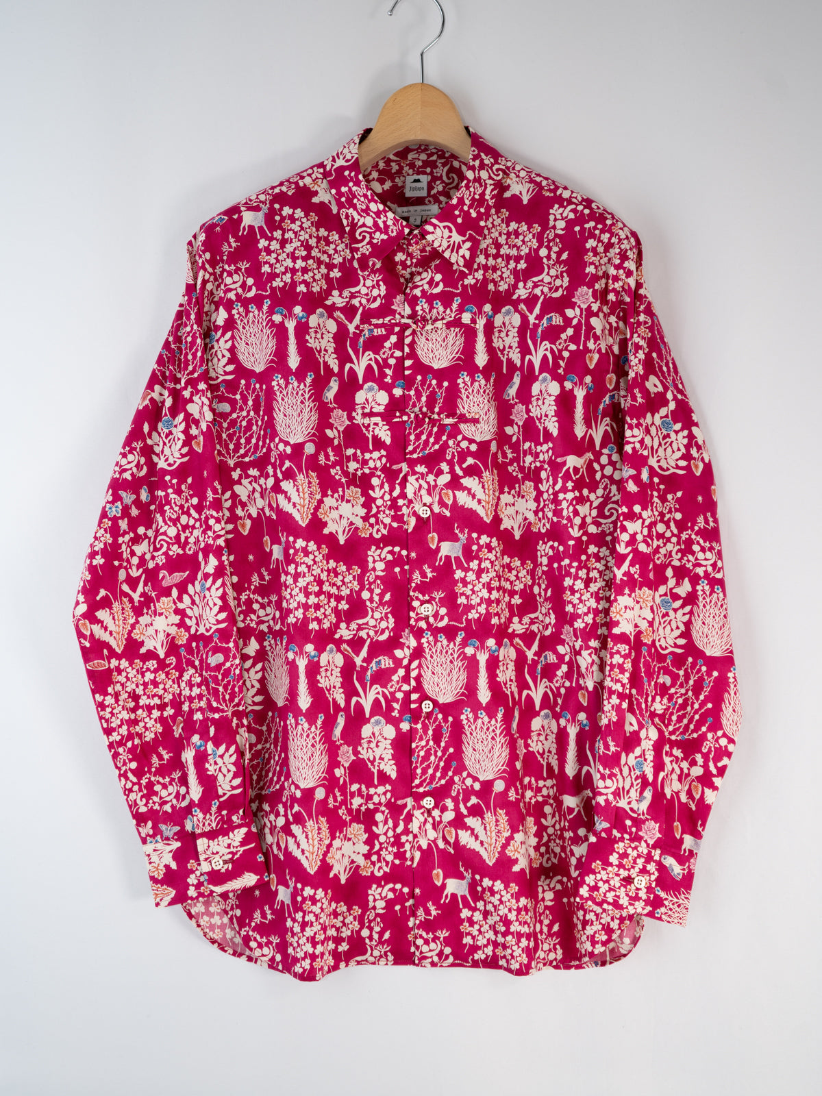 衿付きチャイナボタンシャツ(リバティ) | Jipijapa