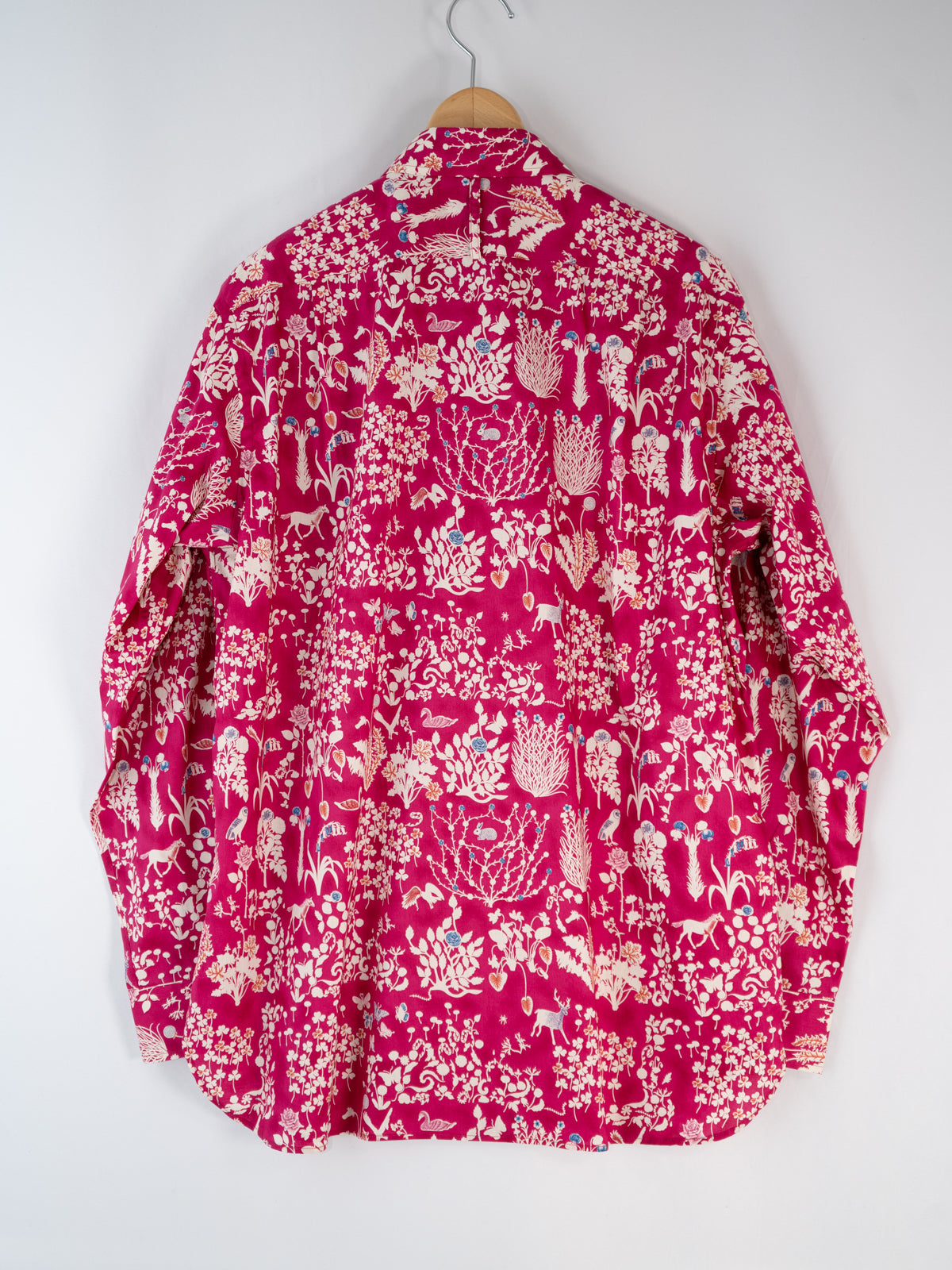 衿付きチャイナボタンシャツ(リバティ) | Jipijapa