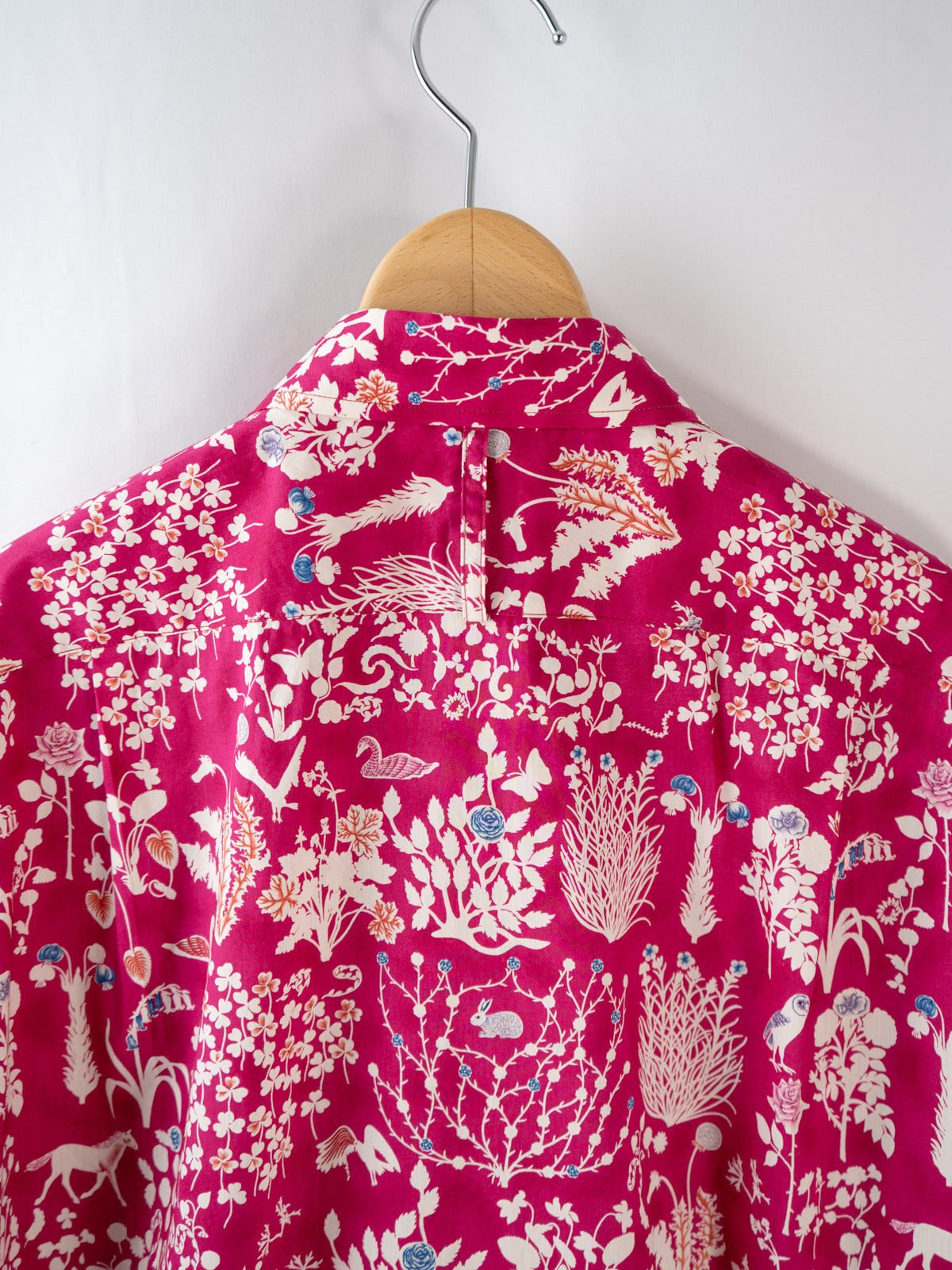 衿付きチャイナボタンシャツ(リバティ) | Jipijapa