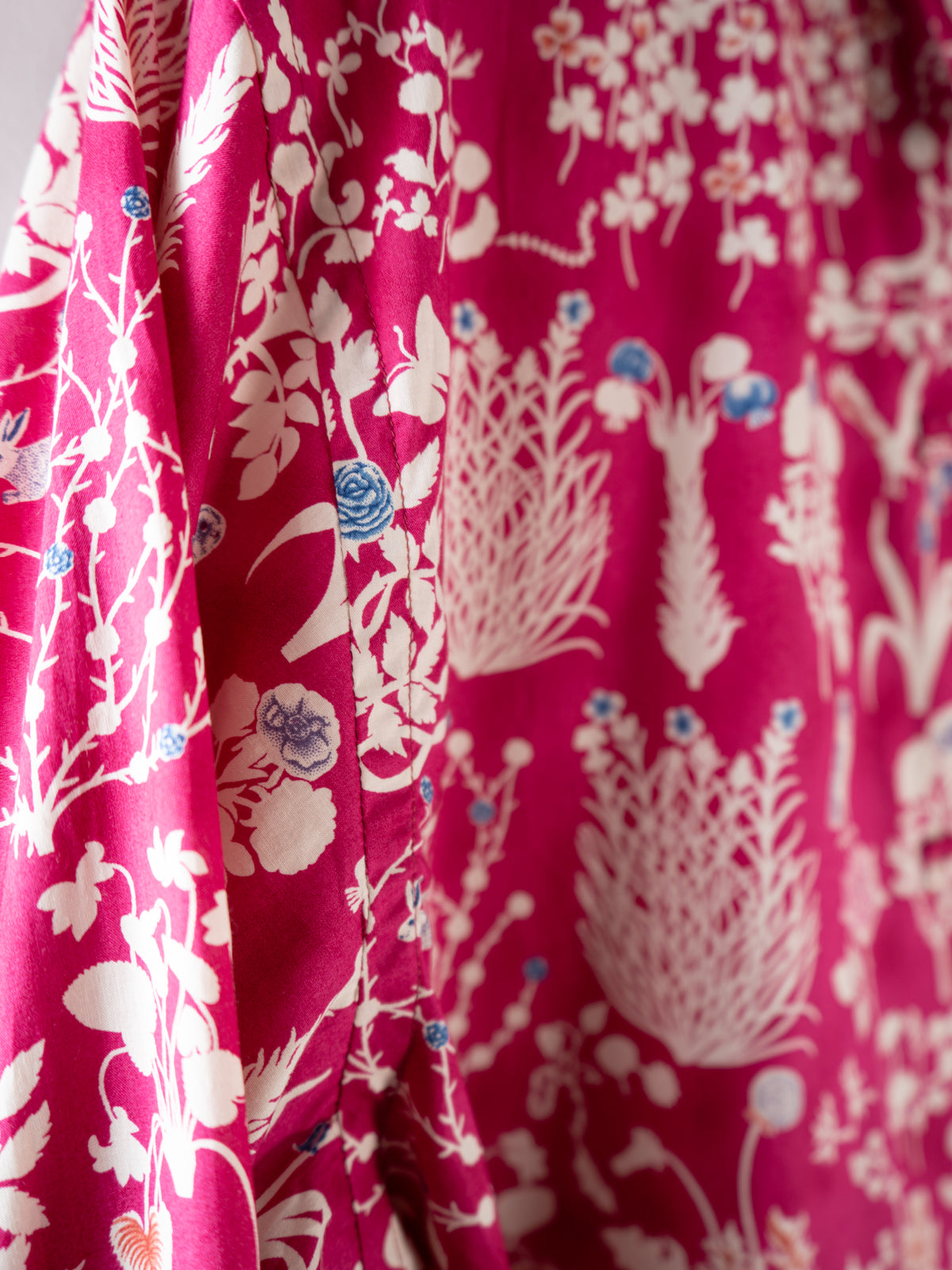 衿付きチャイナボタンシャツ(リバティ) | Jipijapa