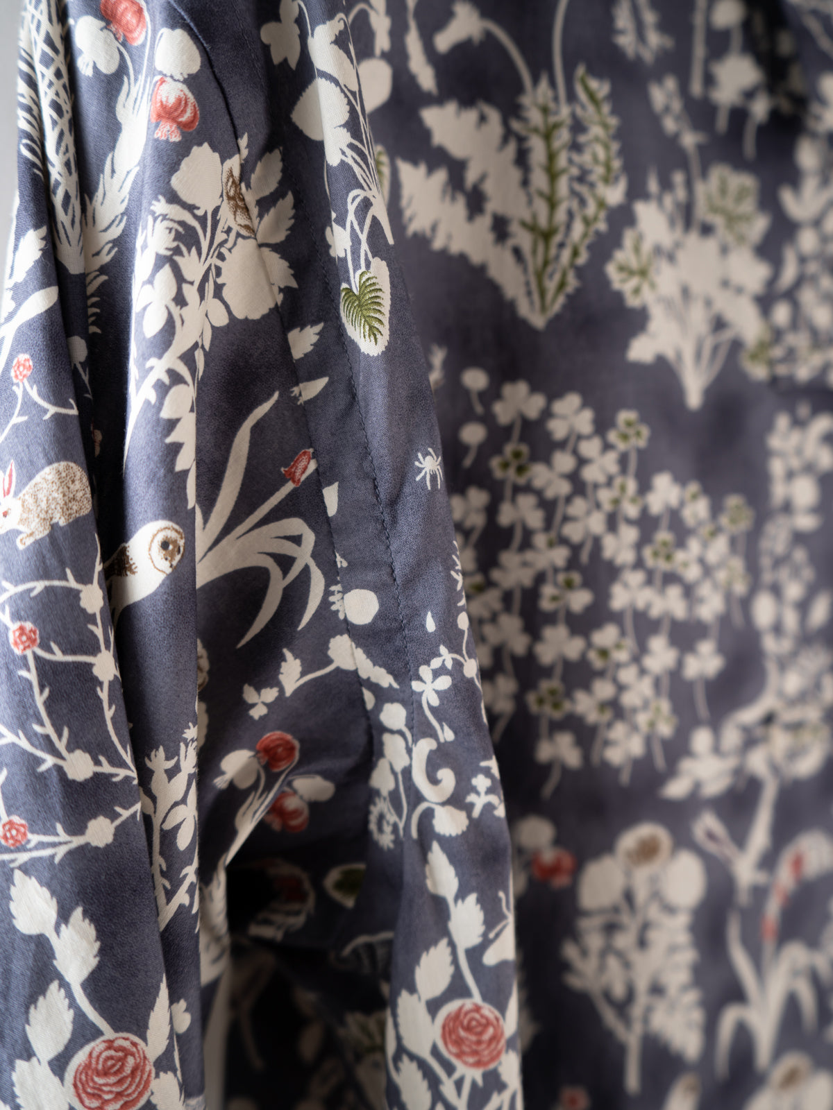 衿付きチャイナボタンシャツ(リバティ) | Jipijapa