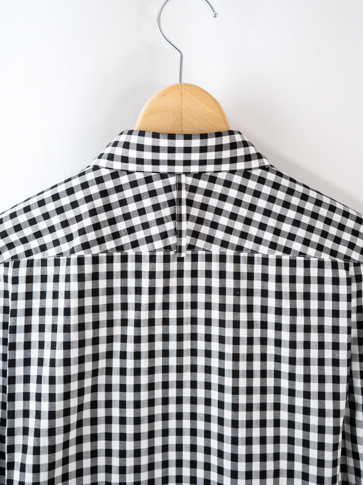 衿付きチャイナボタンシャツ(ギンガム) | Jipijapa