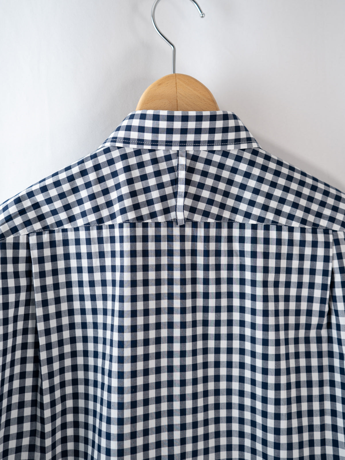 衿付きチャイナボタンシャツ(ギンガム) | Jipijapa