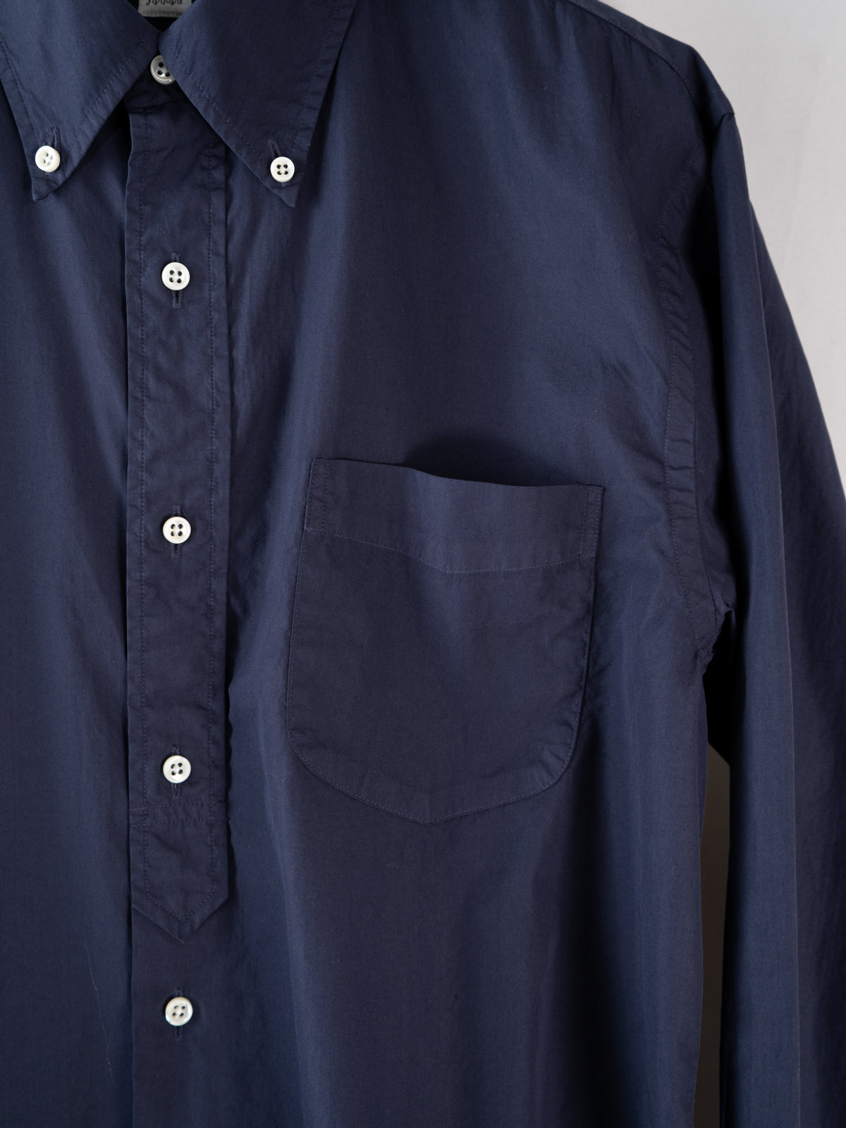 オーバーダイ裾パイピングBDシャツ | Jipijapa