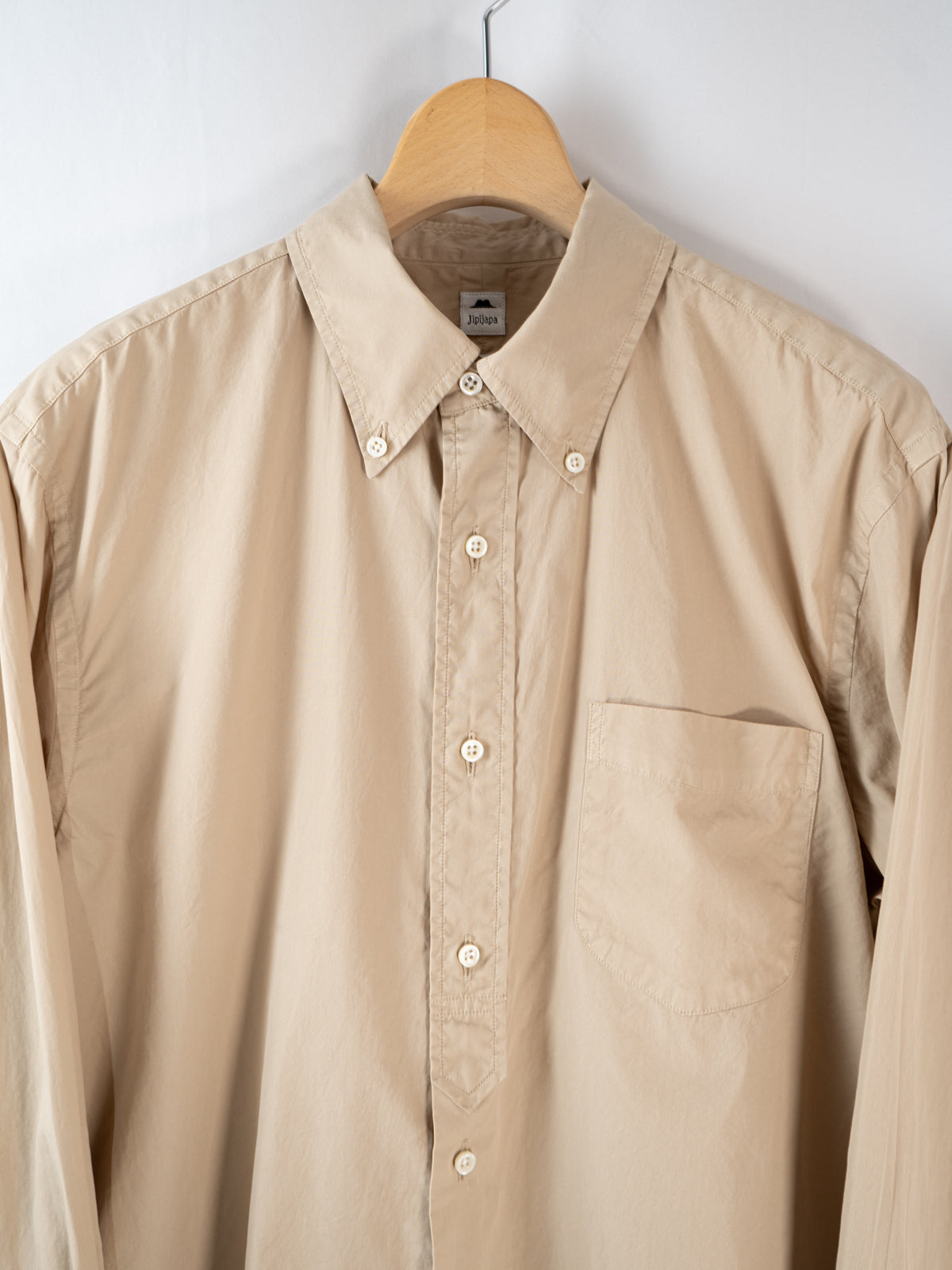 オーバーダイ裾パイピングBDシャツ | Jipijapa