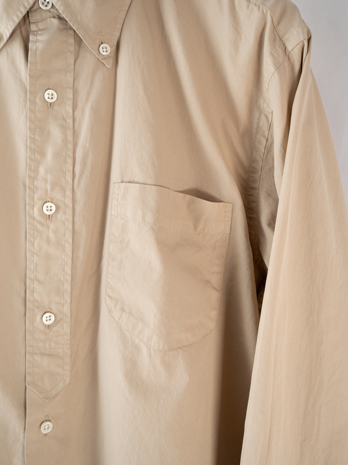 オーバーダイ裾パイピングBDシャツ | Jipijapa