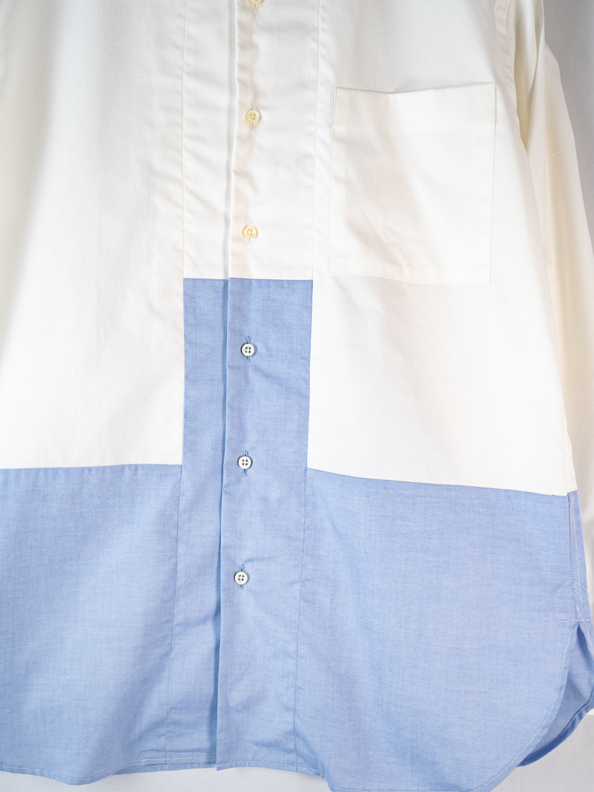 ウエスト切り替えバンドカラーシャツ | Jipijapa