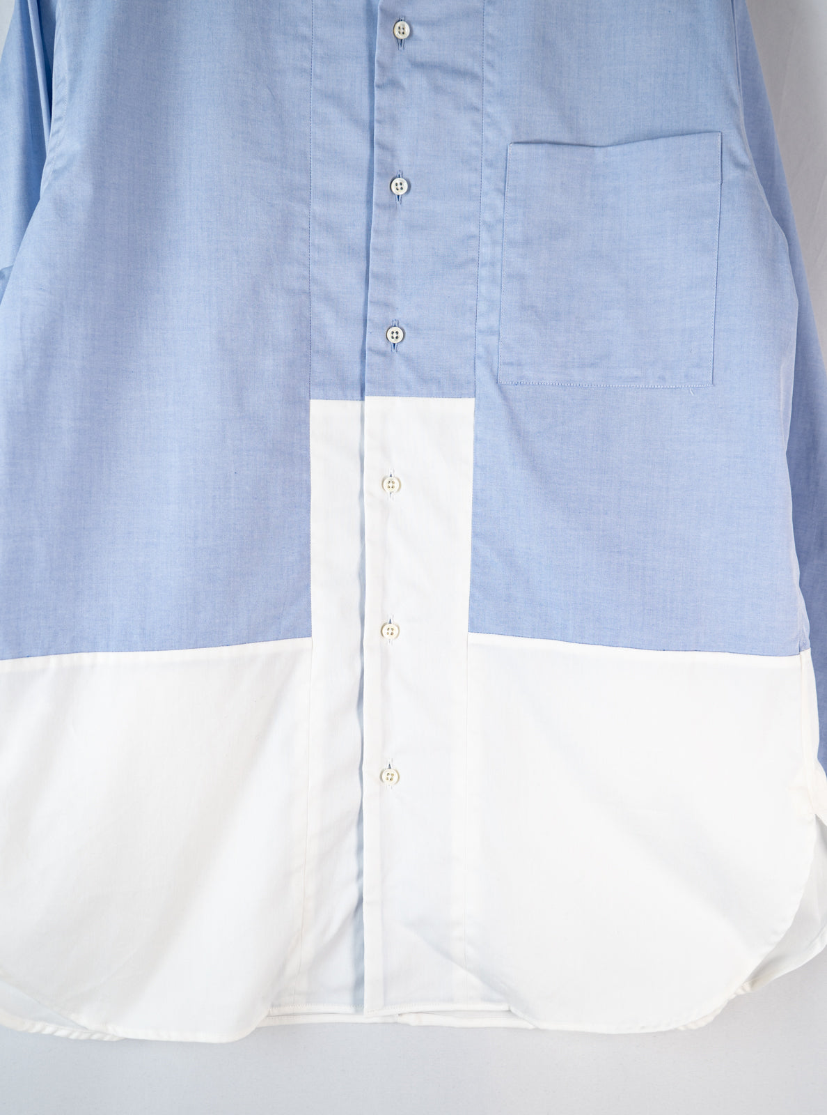 ウエスト切り替えバンドカラーシャツ | Jipijapa