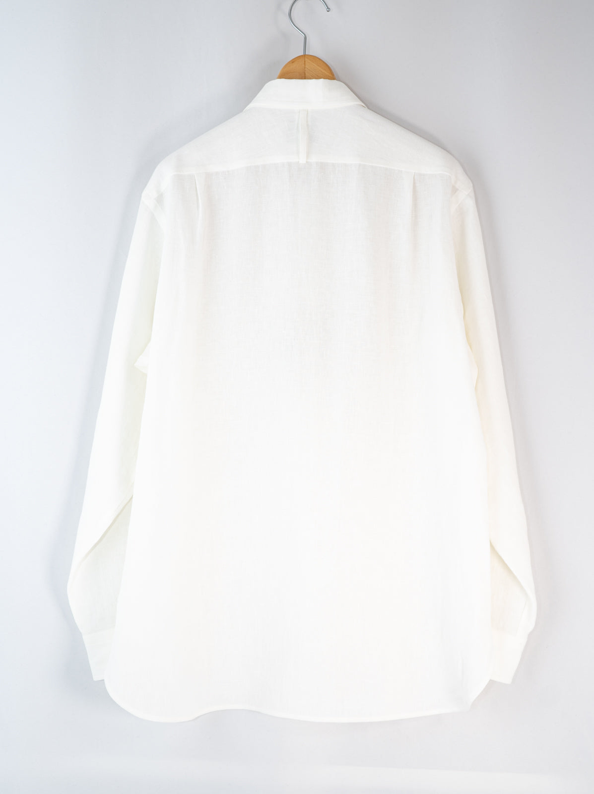 藍雫染レギュラーカラーシャツ | majun plus