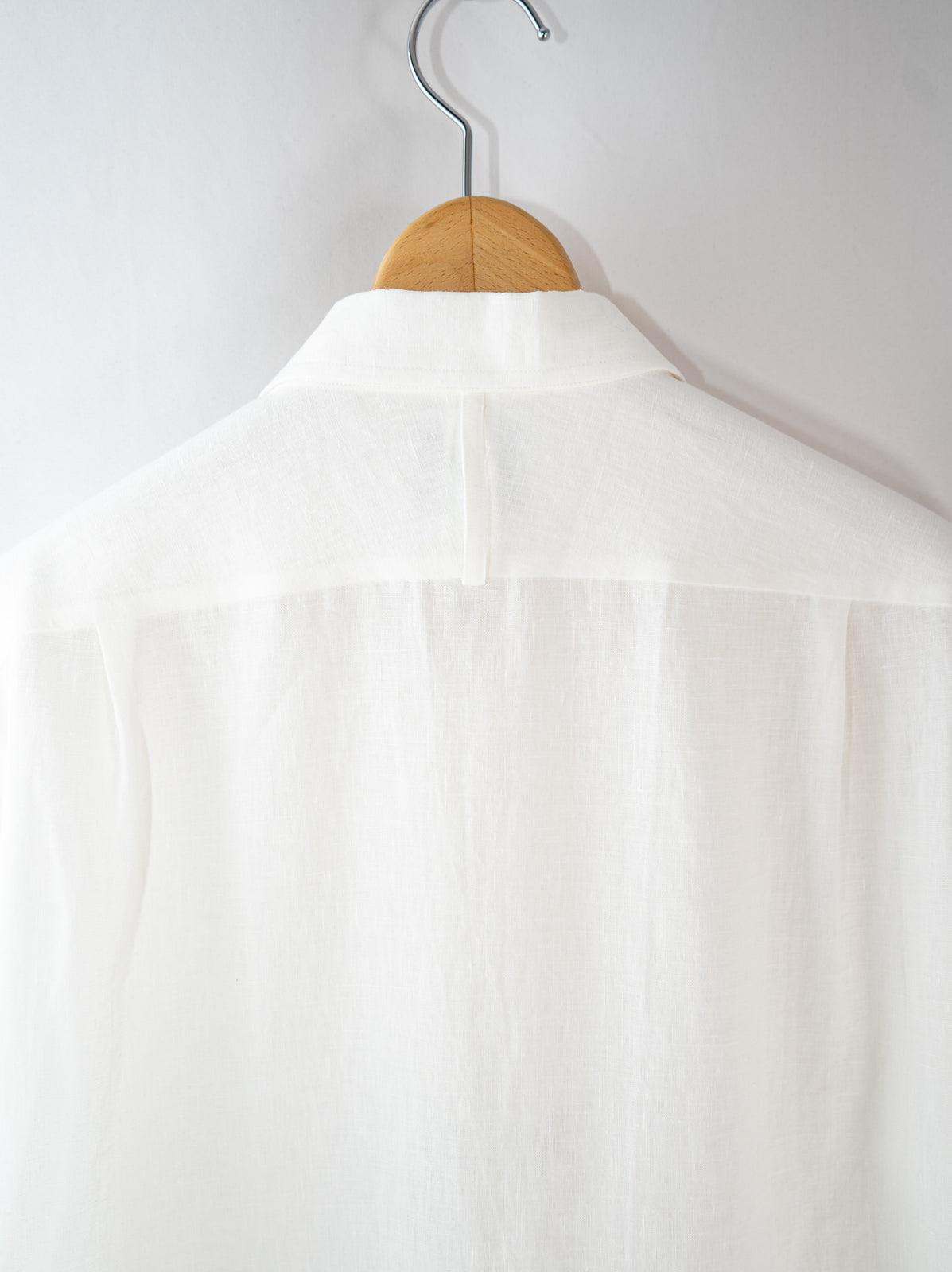 藍雫染レギュラーカラーシャツ | majun plus