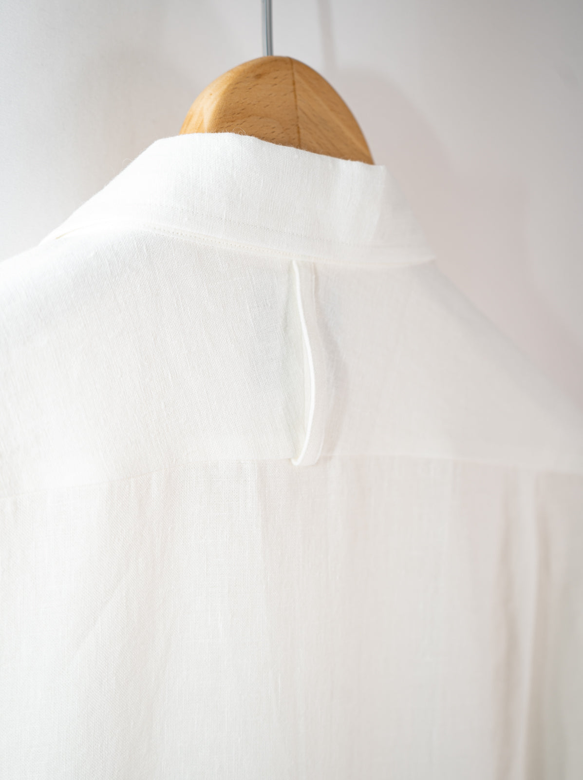 藍雫染レギュラーカラーシャツ | majun plus