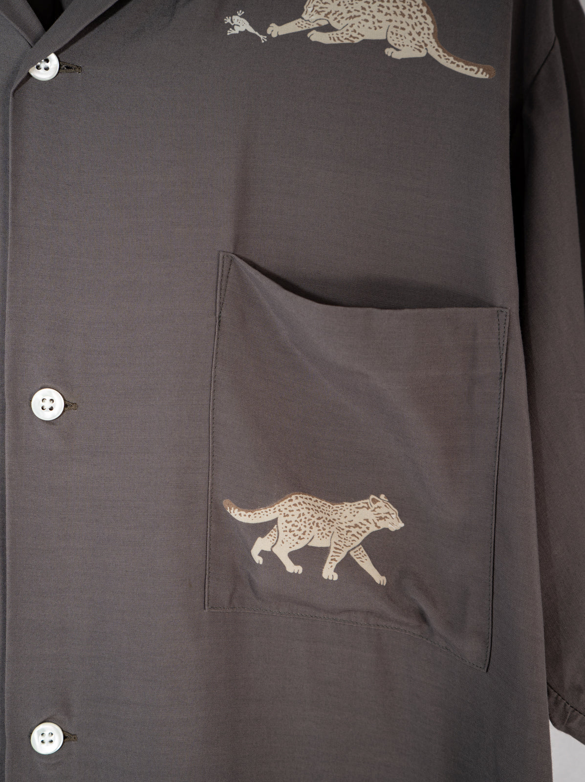 ヤマネコパネル かりゆしシャツ | majun plus