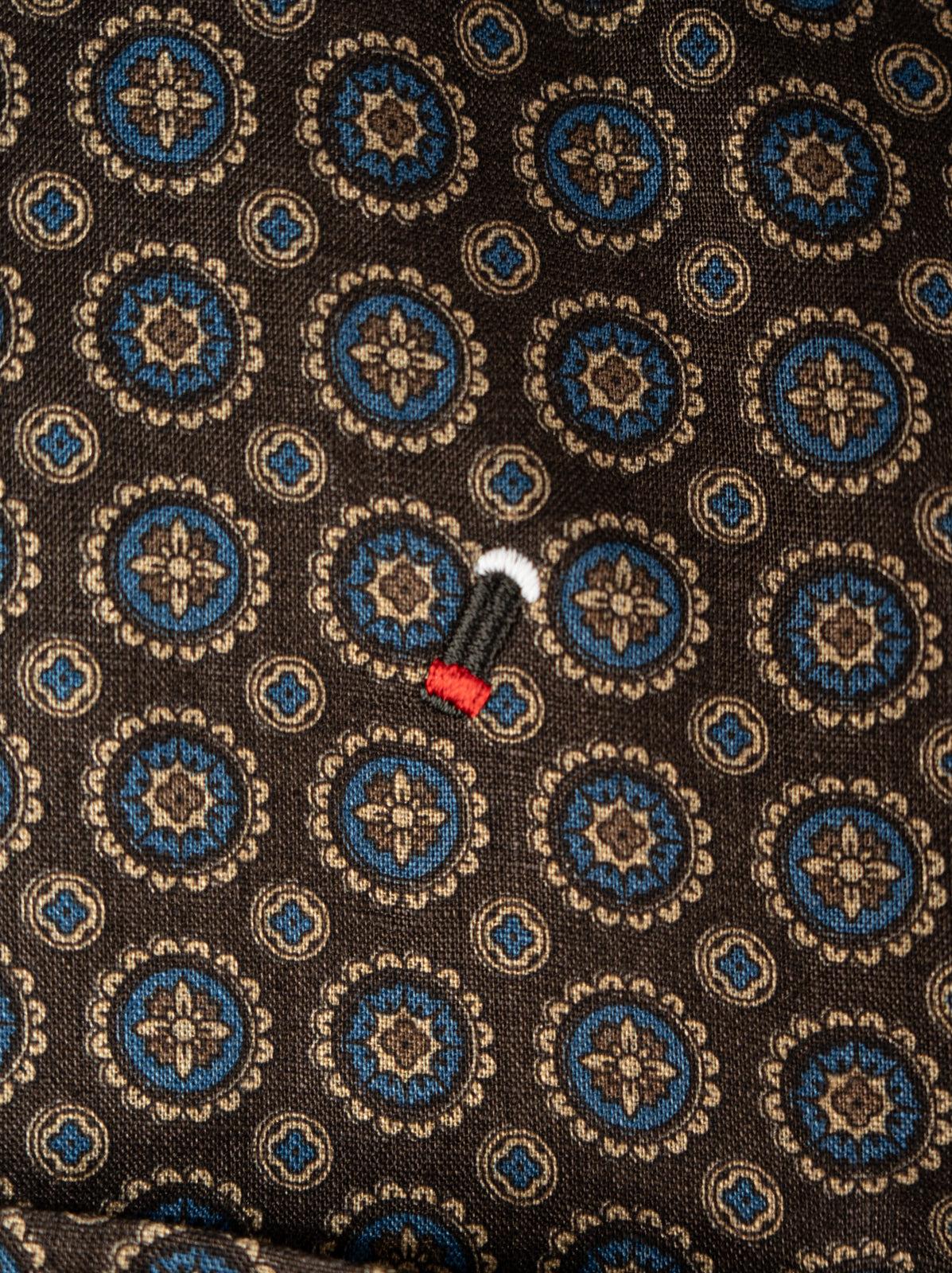 ホタル刺繍×小紋 かりゆしシャツ | majun plus