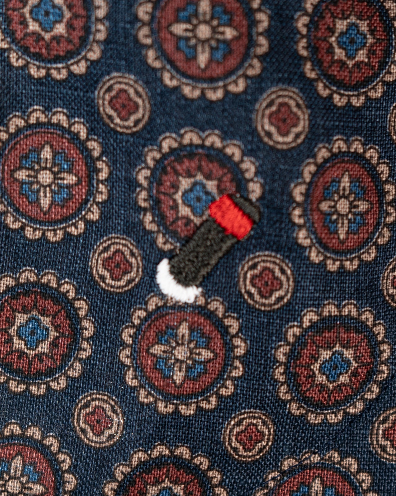 ホタル刺繍×小紋 かりゆしシャツ | majun plus