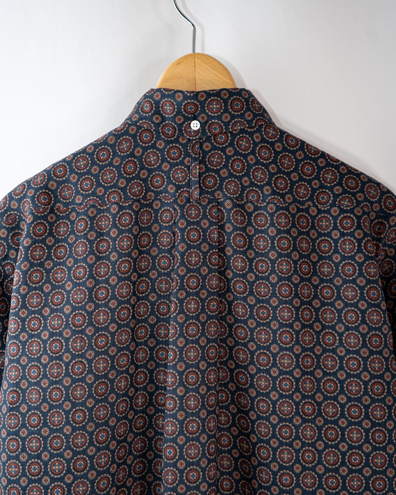 ホタル刺繍×小紋 かりゆしシャツ | majun plus