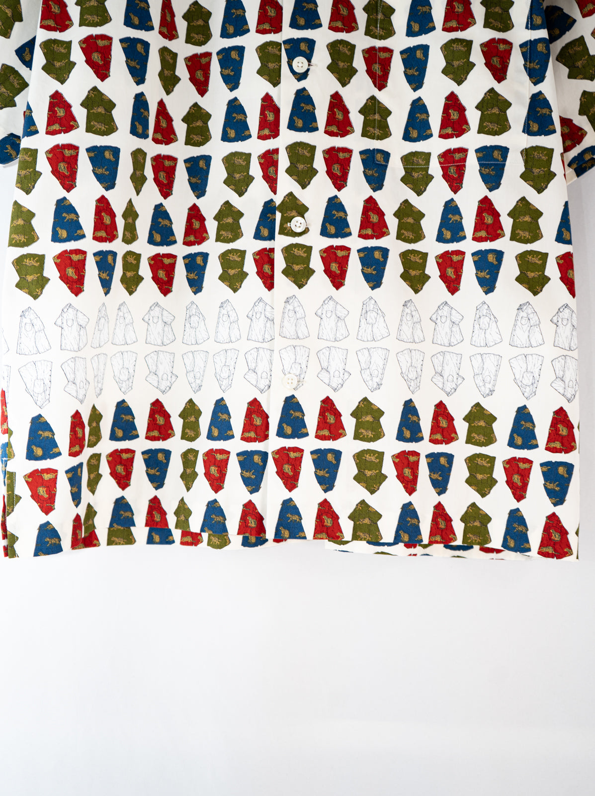 ヤマネコかりゆしシャツ柄 かりゆしシャツ | majun plus