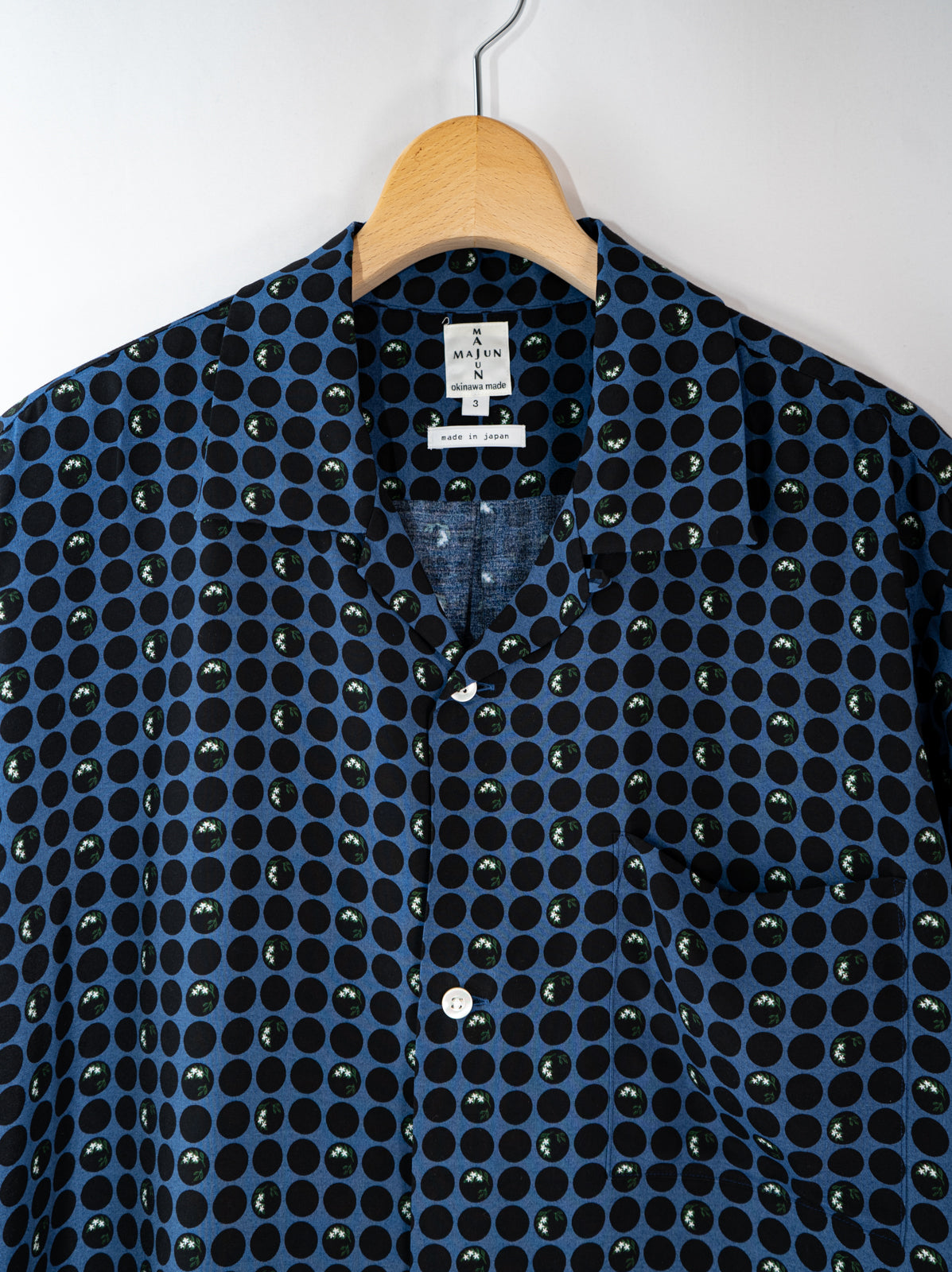 琉球漆器ドット かりゆしシャツ | majun plus