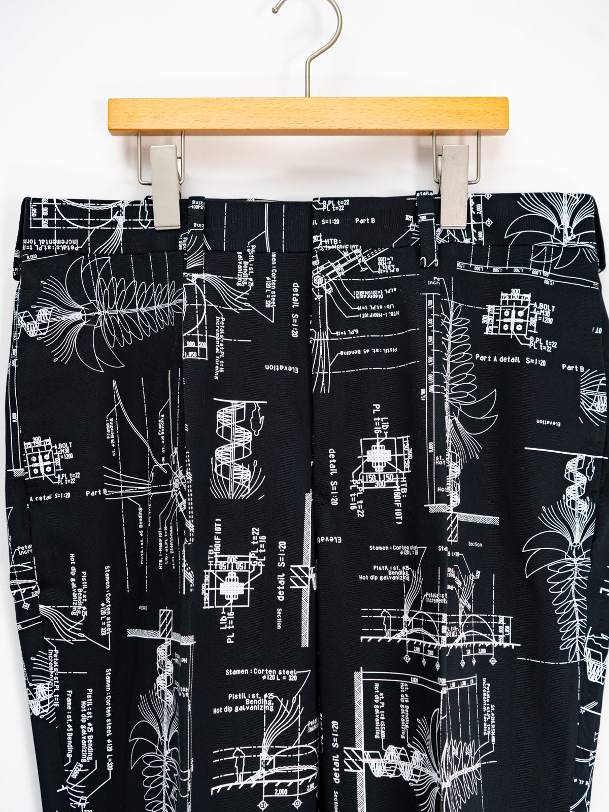 ワンタックトラウザーズ(プリントチノ) | Jipijapa