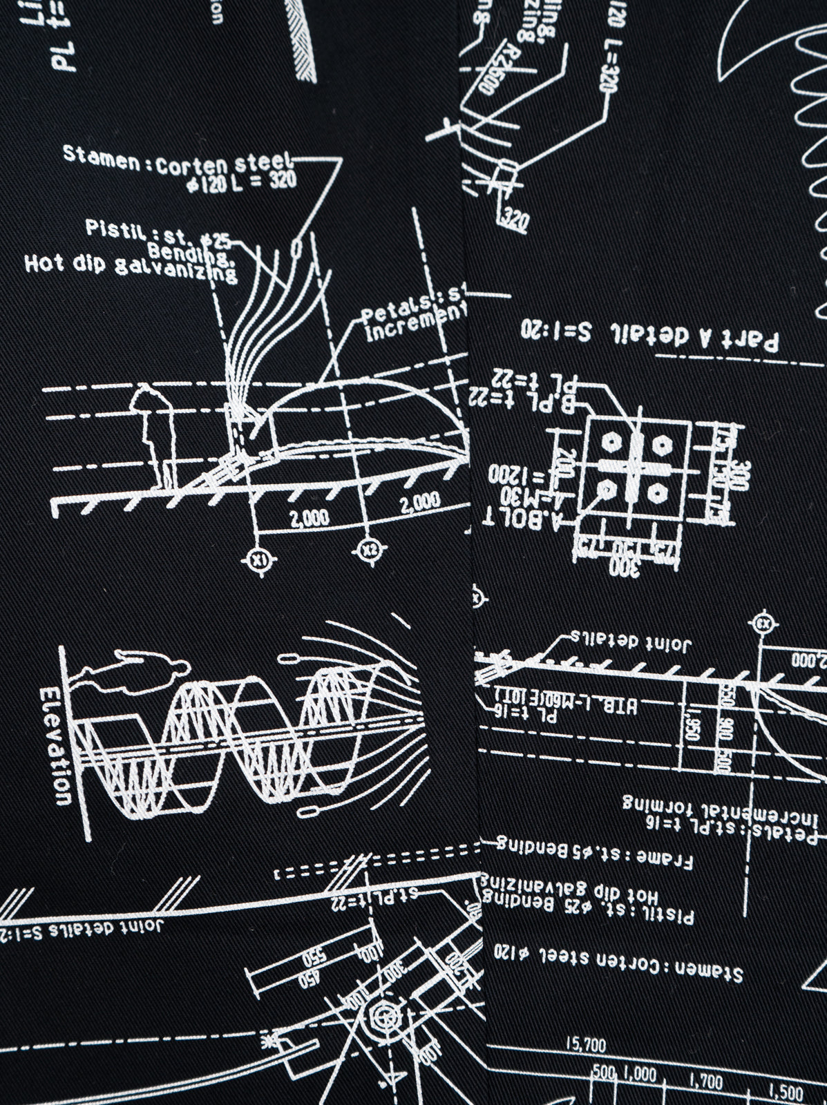 ワンタックトラウザーズ(プリントチノ) | Jipijapa