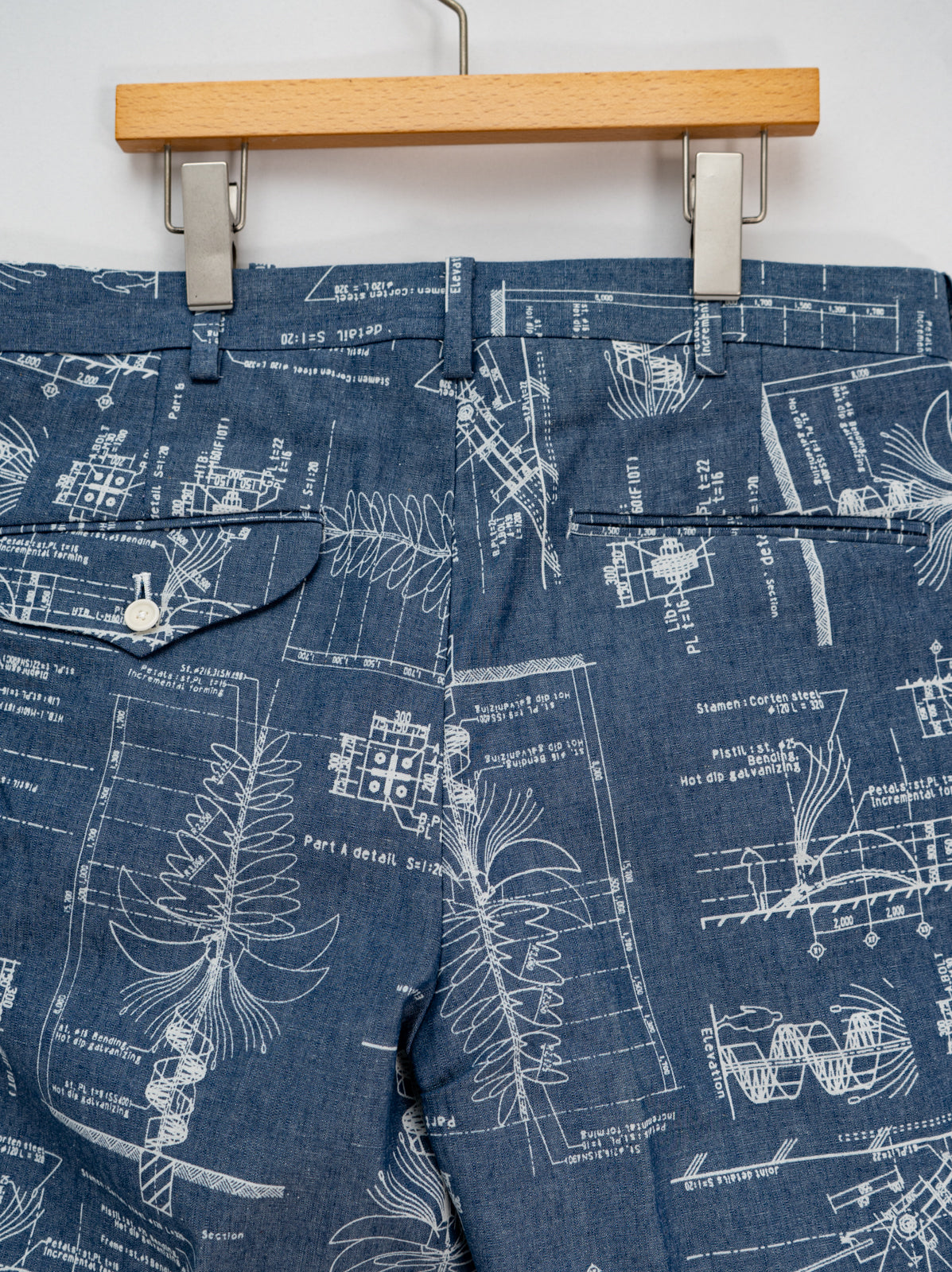 ワンタックトラウザーズ(シャンブレー) | Jipijapa