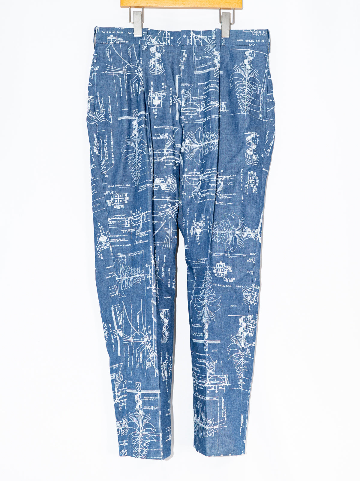 ワンタックトラウザーズ(シャンブレー) | Jipijapa