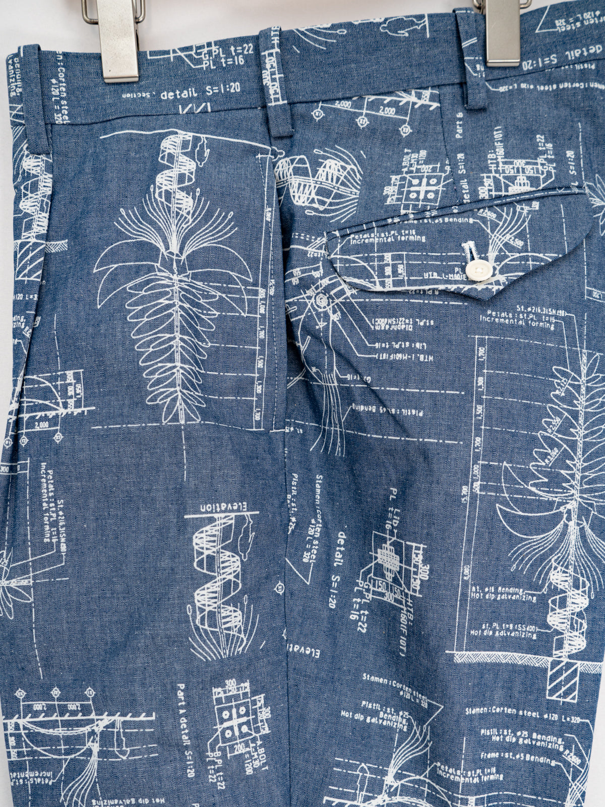 ワンタックトラウザーズ(シャンブレー) | Jipijapa