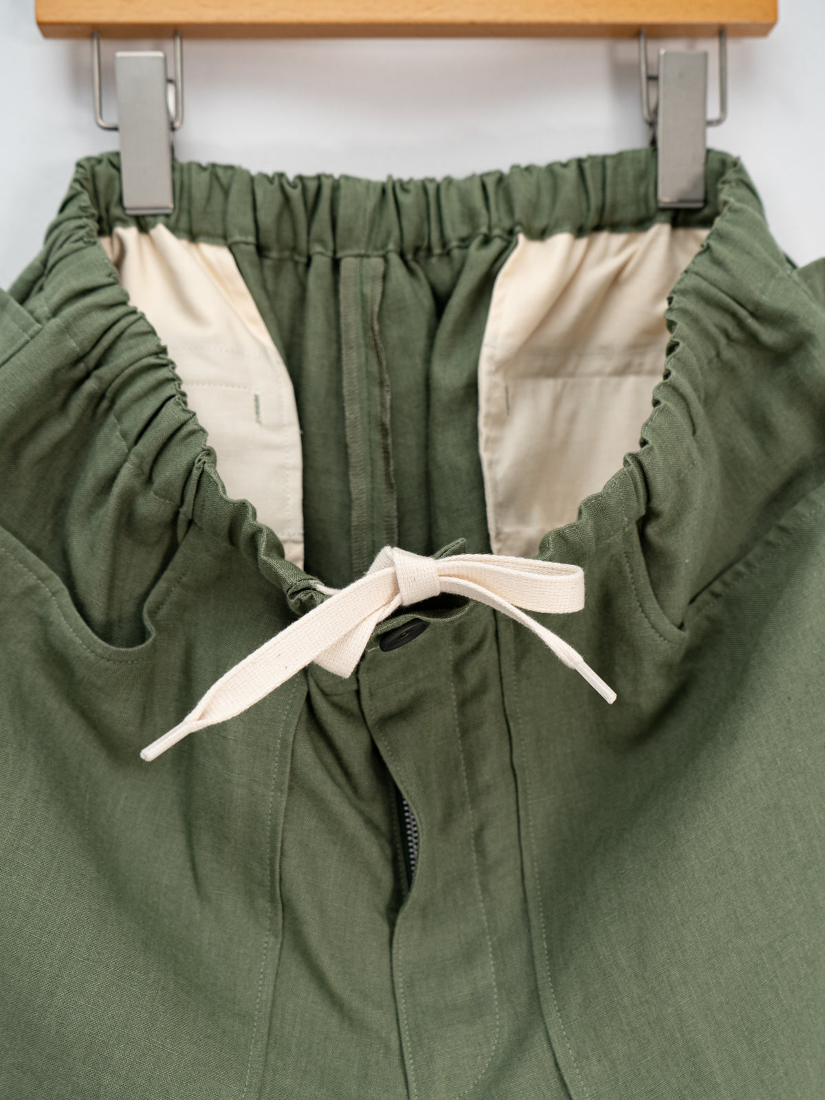 リネンパッチポケットイージーパンツ | Jipijapa