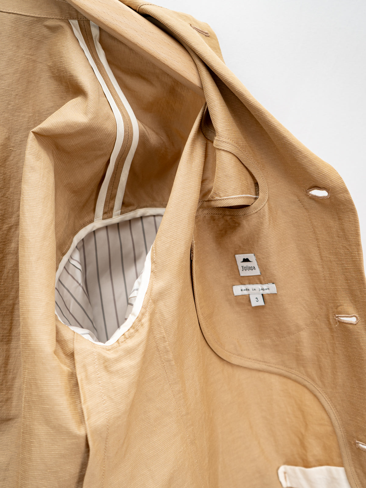 ドルマンスリーブ2パーツジャケット(キュプラリネンコットン) | Jipijapa