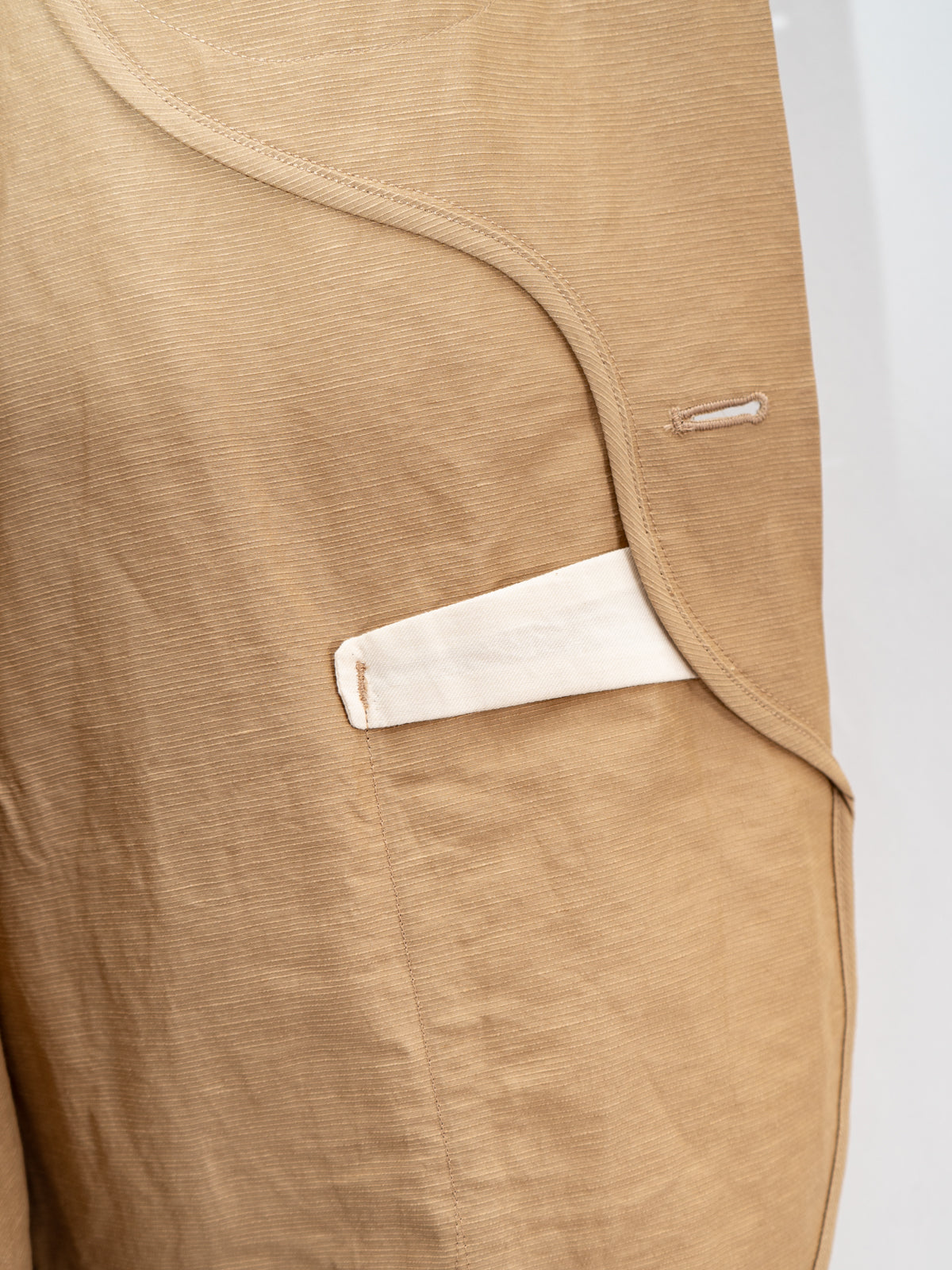 ドルマンスリーブ2パーツジャケット(キュプラリネンコットン) | Jipijapa