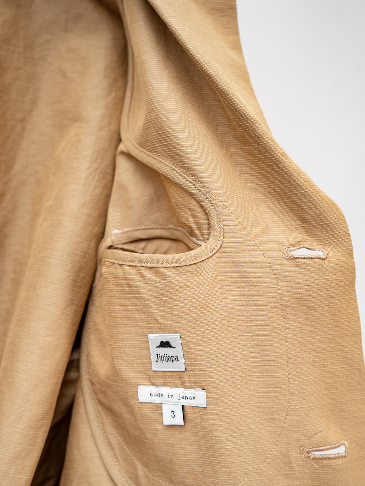 ドルマンスリーブ2パーツジャケット(キュプラリネンコットン) | Jipijapa