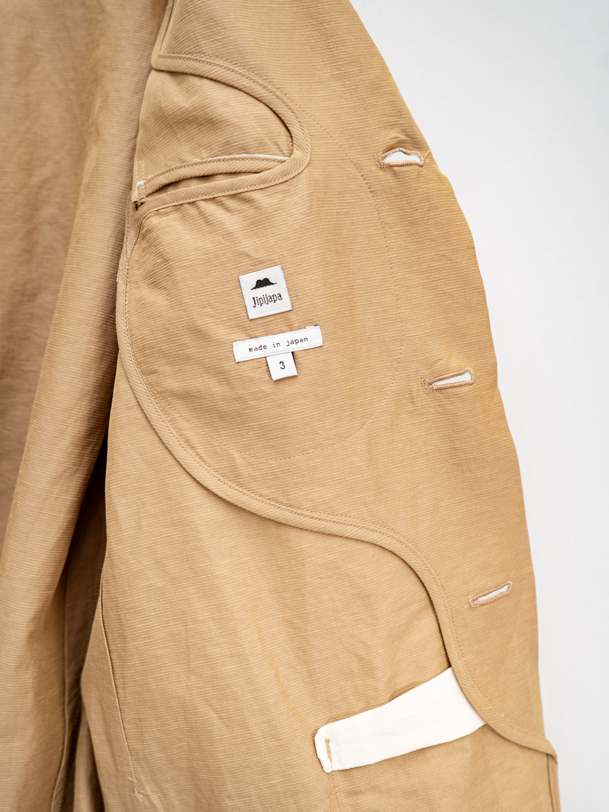 ドルマンスリーブ2パーツジャケット(キュプラリネンコットン) | Jipijapa