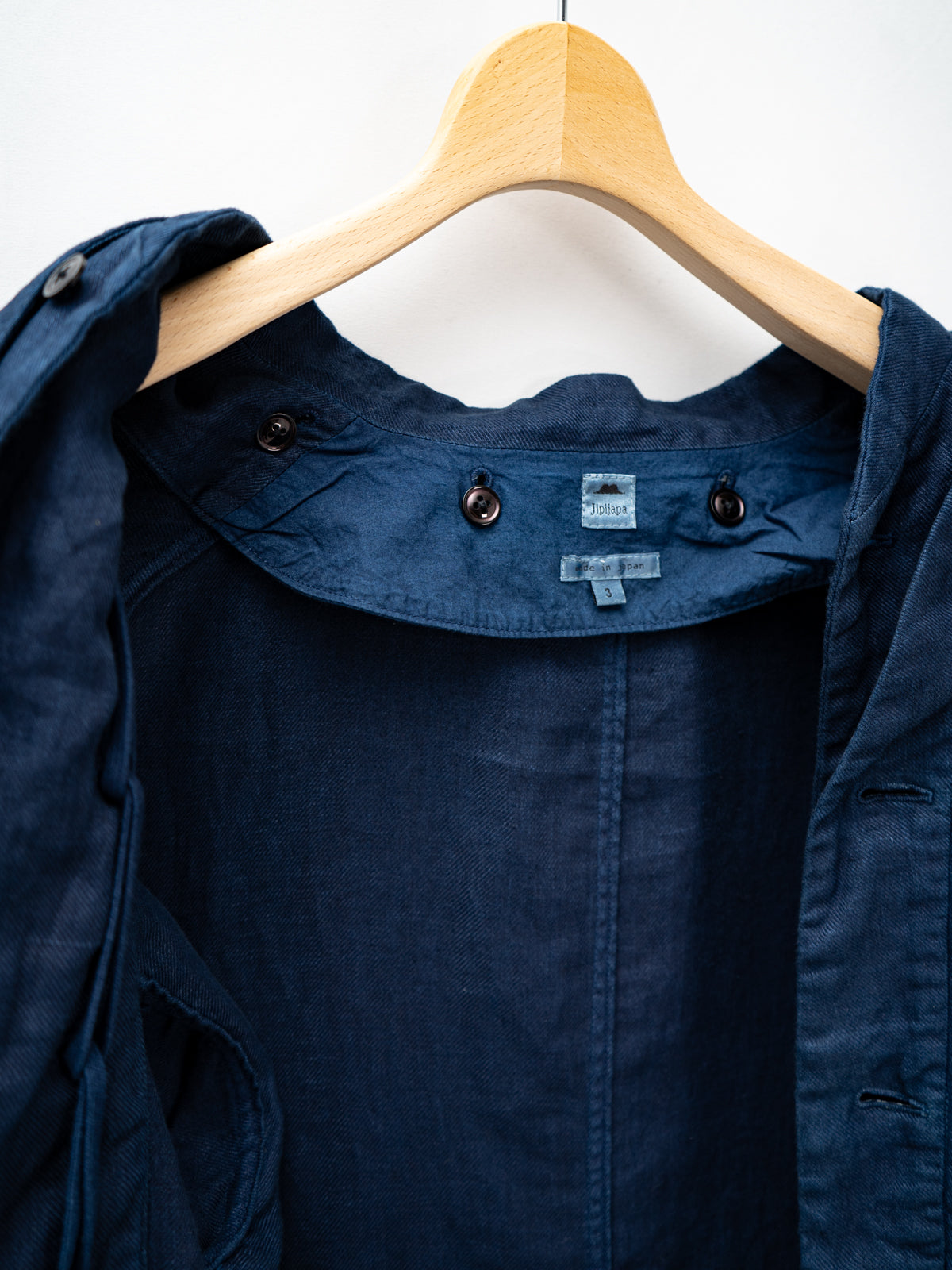 琉球藍染カーディガンブルゾン | Jipijapa