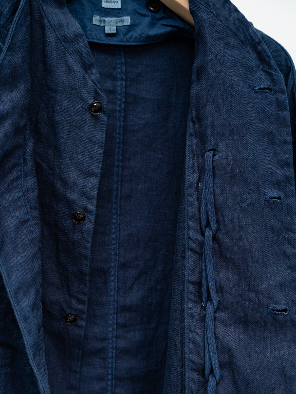 琉球藍染カーディガンブルゾン | Jipijapa