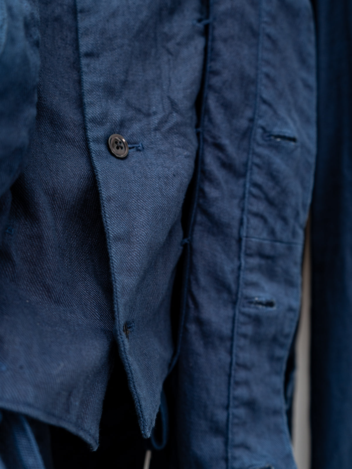 琉球藍染カーディガンブルゾン | Jipijapa