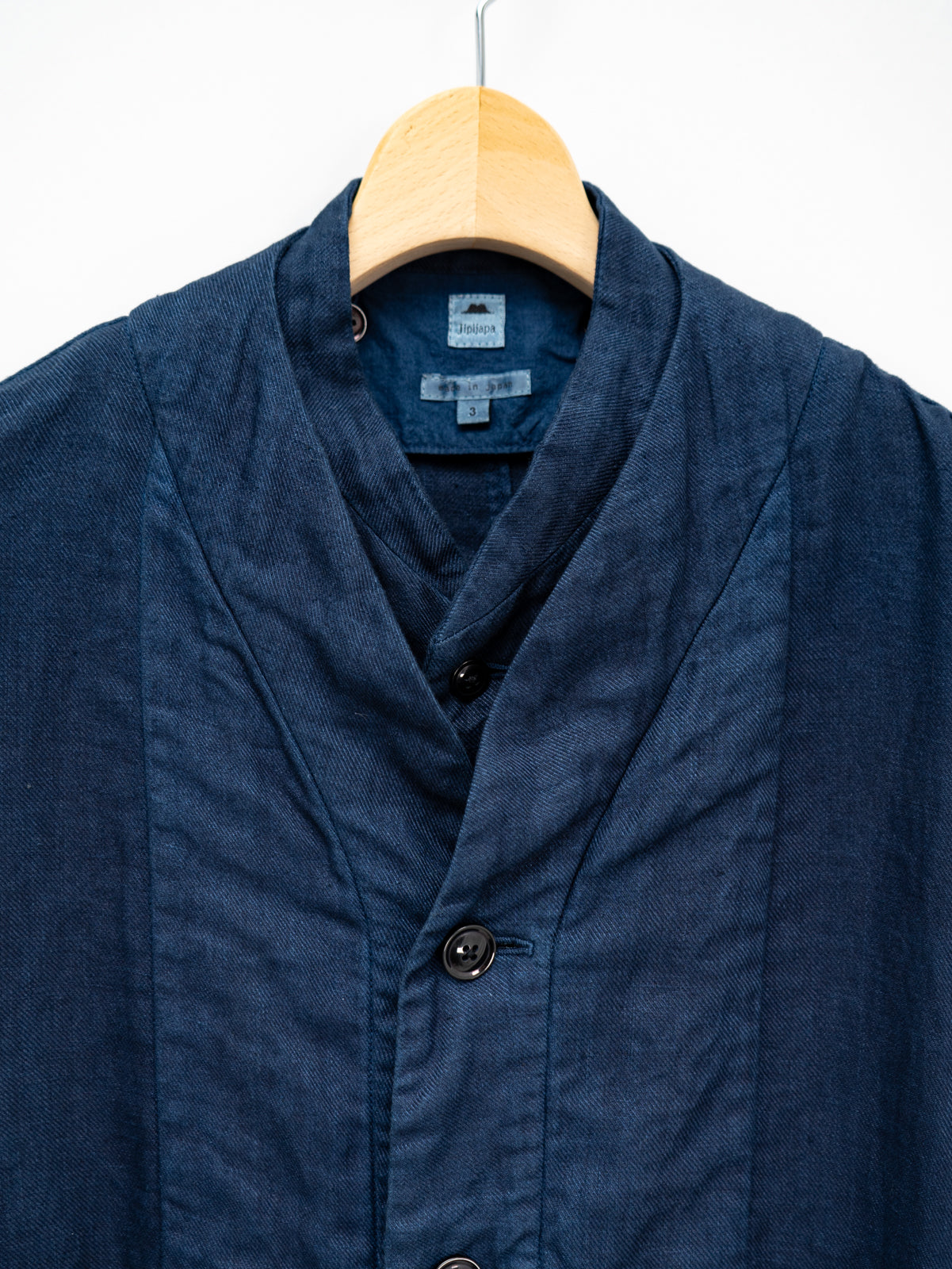 琉球藍染カーディガンブルゾン | Jipijapa