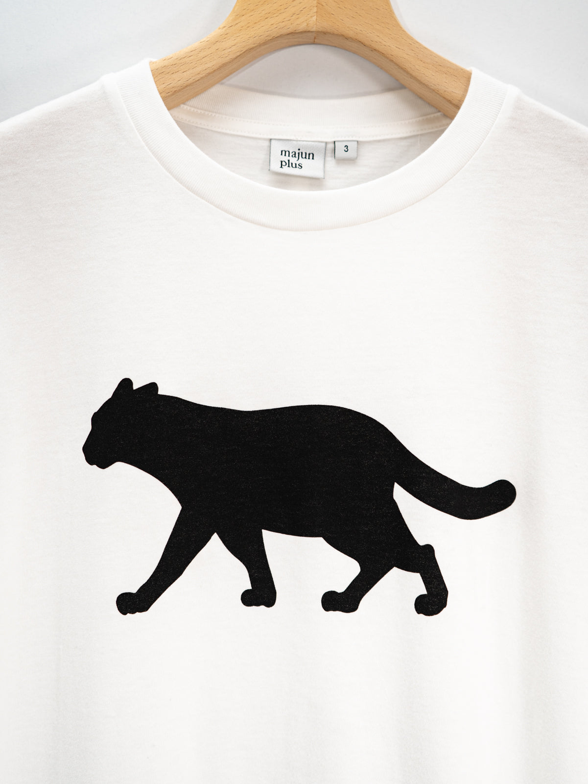 イリオモテヤマネコプリントTシャツ(ホワイト) | majun plus